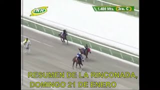 RESUMEN COMPLETO DIVIDENDOS Y DEMAS 👉 CARRERAS DE LA RINCONADA HOY DOMINGO 21 DE ENERO DE 2024 [upl. by Edelson]