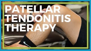 Patellar Tendonitis Therapy  Physical Therapy Exercises [upl. by Elohc]