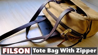 ใช้ดีบอกต่อ  กระเป๋า Tote จากแบรนด์ Filson รุ่น Tote Bag With Zipper [upl. by Rehpinej689]