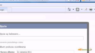 Facebook  dodawanie albumów ze zdjęciami [upl. by Inimod]