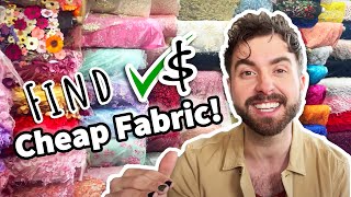 Finding the Best Fabrics in LA  Come Fabric Shopping with Me [upl. by Murtha]