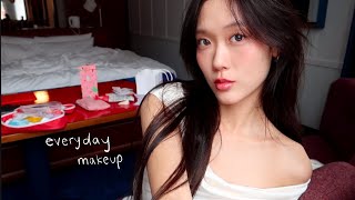 Everyday Korean Makeup tutorial  easy and natural [upl. by Nosloc898]