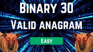 Binary 30 Day 4  Valid Anagram [upl. by Anbul]