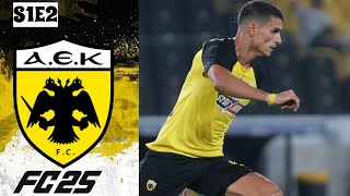 Lamela μας έχει πιάσει τρέλα EA FC 25 AEK ATHENS CAREER MODE S1E2 [upl. by Nwaf]