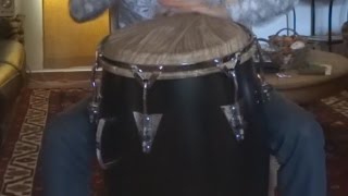 Congas with Djembe skin  Congas Solo  Nicolas Leroy [upl. by Milks]