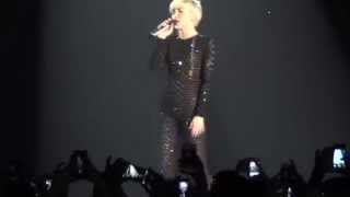 Miley Cyrus talking Bangerz Tour LIVE in Antwerp Sportpaleis 2006 HD Concert [upl. by Berstine]