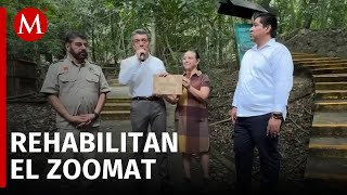 Inauguran recintos rehabilitados del jaguar Yojk y la nutria en ZooMat en Chiapas [upl. by Eryn]