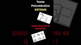 Psicotécnico do Detran SimuladoShorts [upl. by Oihsoy]