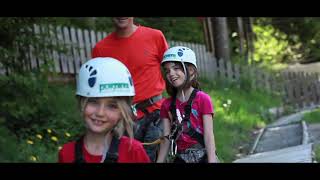 Accrobranche Parcours Aventure La Forêt des Dodes Le Grand Bornand Haute Savoie escape game [upl. by Adiaroz]