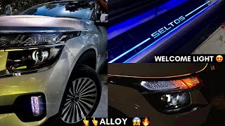 kia seltos base model to Full top model modified 🔥😱  TA vlogging [upl. by Eiloj]