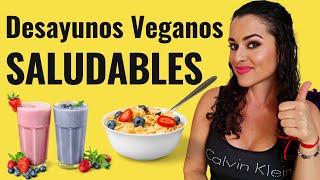 ❤️ Desayunos Veganos FÁCILES y SALUDABLES 🥞 [upl. by Southworth]