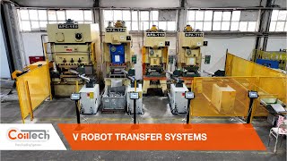 COILTECH  V Robot Transfer Systems  Press to Press Transfer Line [upl. by Dennie]