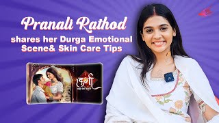 Pranali Rathod shares her experience filming an emotional Durga scene and her top skincare secrets [upl. by Remliw]