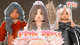 BERRY AVENUE CODES CLOTHES PROM DRESS PT1 BLOXBURG CODES amp ID BROOKHAVEN RProblox roleplay [upl. by Oiratnom]