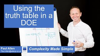 Using the Truth Table in a DOE [upl. by Hsiwhem]