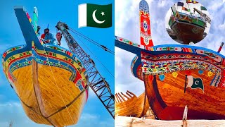 Wooden Ship Buliding  How To Make Wood Lanuch Ship [upl. by Dinesh]