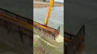 The process of catching fish with the dredging machine [upl. by Ettenig656]