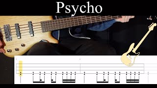 Psycho System of a Down  BASS ONLY Bass Cover With Tabs [upl. by Lenci]