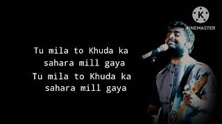 Saanson ko  lyrics  arijit singh  zid [upl. by Aikram]