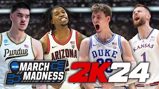 How to Play NCAA March Madness in NBA 2K24 [upl. by Supat]