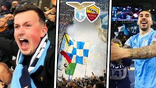 CRAZY ULTRAS GO MENTAL as LAZIO WIN vs ROMA 🔥 [upl. by Bord]