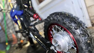 How To Put Chain Lube On Mototec 48V 1600W Pit Bike [upl. by Cristian97]