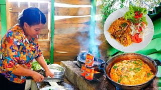 Comida Dominicana del Campo Locrio de pica pica [upl. by Silda860]