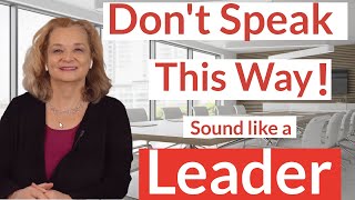 To sound professional and confident avoid speaking this way 7 TIPS [upl. by Aitnahc]