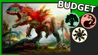 Budget Dinosaur Deck Gishath Commander Magic the Gathering [upl. by Schlessinger26]