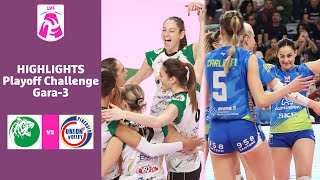 Vallefoglia  Pinerolo  Highlights  Gara 3 Playoff Challenge  Lega Volley Femminile [upl. by Ylra]