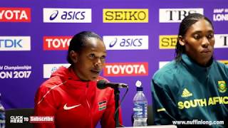 CASTER SEMENYA ADDRESS DNAGENDER ISSUES ANGRILY IN PRESS CONFERENCE [upl. by Henri646]