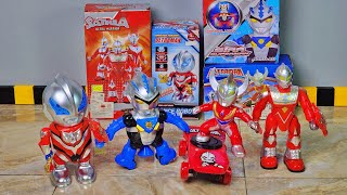 Unboxing Robot Ultraman Ultramen Joget Robot Ultraman Rotating Dance Ultraman Skateboard Scooter [upl. by Eiahpets]