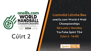 Day 1  Court 2  oneillscom World 4Wall Championship  Liathróid Láimhe Beo [upl. by Trebreh]