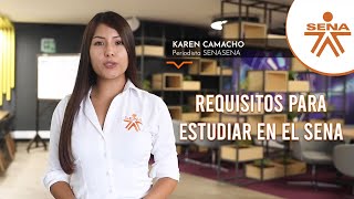 Requisitos para estudiar en el SENA [upl. by Itsim]