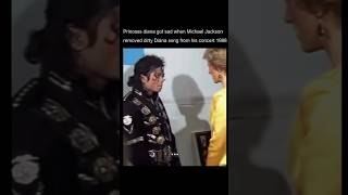 Princess Diana got sad when Michael Jackson removed Dirty Dianafrom his concert in 1988 [upl. by Breana]