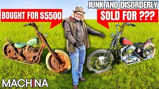 Restoring A Classic Harley Chopper  Junk And Disorderly  Henry Cole  S1E10  Season Finale [upl. by Swehttam]