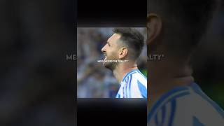 Messi Misses Penalty Dibu Martínez Saves the Day 🤯⚽ Messi PenaltySave dibumartinez [upl. by Ebbie434]