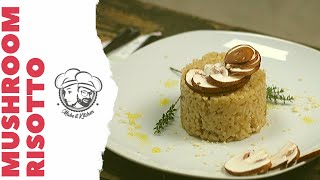 Mushroom Risotto Recipe  Instant pot Mushroom Risotto [upl. by Lorelie]