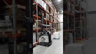 Crown RM6000 Double Reach Truck [upl. by Melbourne9]