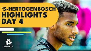 Medvedev vs Simon AugerAliassime Fritz All In Action  sHertogenbosch 2022 Day 4 Highlights [upl. by Theone]