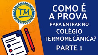 O QUE CAI NA PROVA DA TERMOMECÂNICA  PARTE 1  QUESTÕES  PROCESSO SELETIVO PARA ENSINO MÉDIO [upl. by Noissap701]