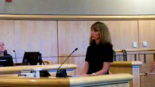 Kim Niemer addressing the Shasta County Board of Supervisors about the Burney Library [upl. by Zetnom]