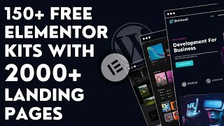 150 Free Elementor Landing Page Templates kits With 2000 Free Landing pages [upl. by Onailerua814]