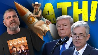 Powell twardo Bitcoin ATH Krypto newsy [upl. by Garrot308]