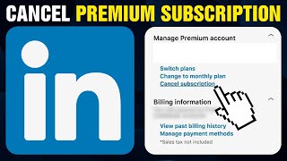 How To Cancel Linkedin Premium Subscription 2024 [upl. by Tybi947]