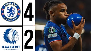 chelsea vs kaa gent highlights  chelsea vs Gent 41  All Goals amp Extended Highlights 2024 [upl. by Ulphia]