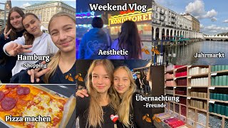 Weekend Vlog Hamburg Übernachtung Freunde 🍂☁️❤️‍🩹 [upl. by Ainna736]