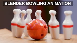 Blender Make a Bowling Animation  EASY [upl. by Kries]