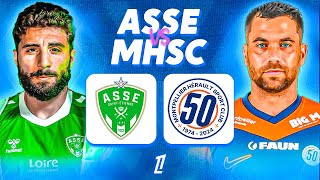 🔴 STETIENNE 10 MONTPELLIER 🔴 VICTOIRE DES VERTS  💚 asse vs mhsc  LIGUE 1 J12 Direct Live Stream [upl. by Atoiyanap]