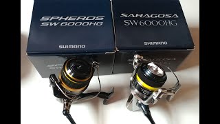 2021 Shimano Spheros vs 2020 Shimano Saragosa which is a better buy [upl. by Resarf]